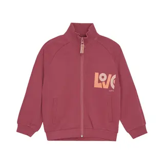 Noppies Sweatvest 'Pepper' Donkerrood
