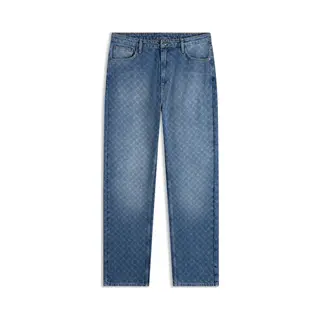 Monogram Pattern Jeans Daily Paper Amba