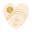 creme/ goud 18