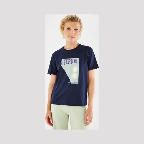 Mexx Crewneck T-shirt Navy - Maat M thumbnail