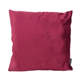 Gek op Kussens! Velvet Wijnrood / Bordeauxrood Kussenhoes | 45 X 45 Cm | Fluweel - Polyester