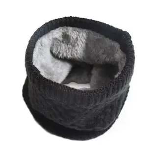 Gebreide Colsjaal / Nekwarmer Zwart | Teddy Voering | Fashion Favorite