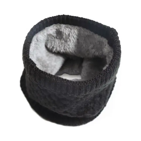 Gebreide Colsjaal / Nekwarmer Zwart | Teddy Voering | Fashion Favorite thumbnail