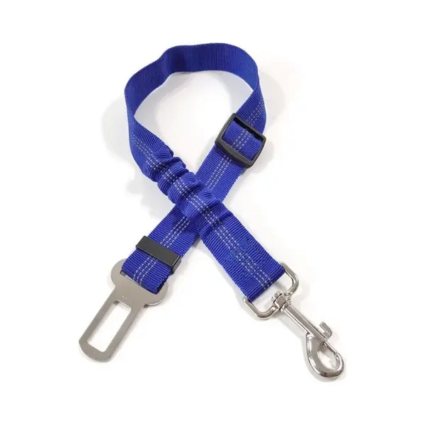 Svh Company Autoriem Hondengordel - Elastische Verstelbare Auto Gordel Riem Hond Huisdieren - Blauw thumbnail