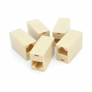 Svh Company Koppelstuk Voor Utp Internetkabels RJ45 Cat5 Cat 5e Of Cat6 - Verlengstuk Internet Kabels - 5 Stuks