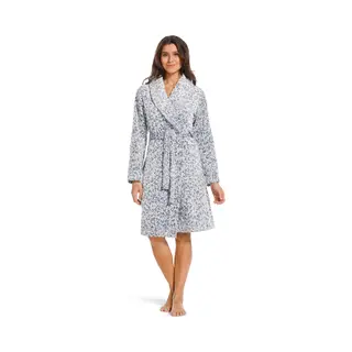 Rebelle Badjas Met Animalprint - Blauw-(48-50) Xl