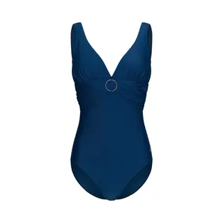 Dames Badpak Pastunette - Beach Beauty - Corrigerend - Blauw - Maat 38