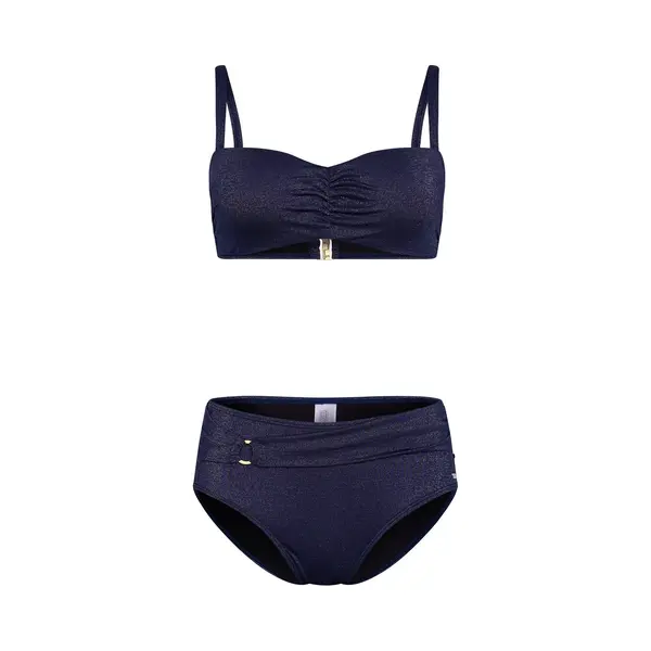 Pastunette Bikini Glam - Bandeau - Blauw - Maat 44 thumbnail