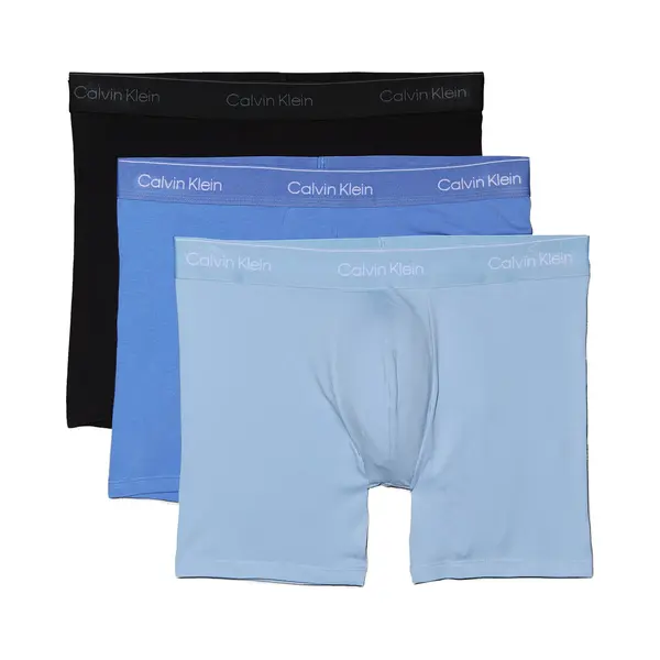 Calvin Klein Brief Logo Boxershorts Blau (3 Paare) - L thumbnail