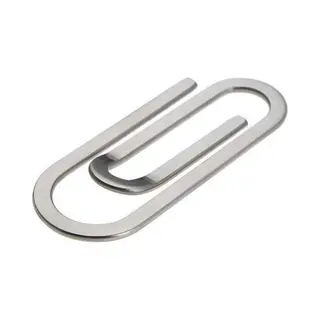 Rvs Geldclip - Paperclip Ontwerp - Zilverkleurig