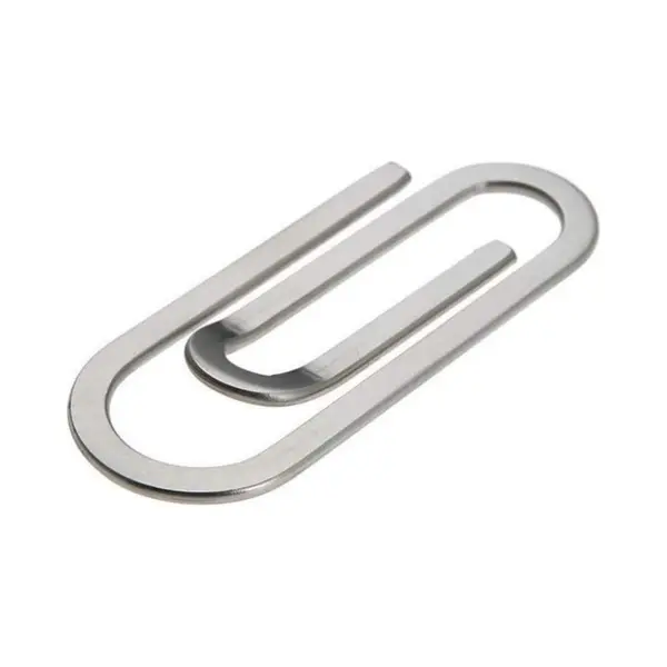 Rvs Geldclip - Paperclip Ontwerp - Zilverkleurig thumbnail