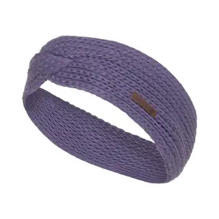 Knit Factory Joy Gebreide Dames Hoofdband - Haarband - Oorwarmers Dames - Hoofdwarmer Vrouwen - Hoofdband Winter - Violet - Paars - One Size