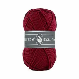 10 X Durable Cosy Fine Bordeaux (222)