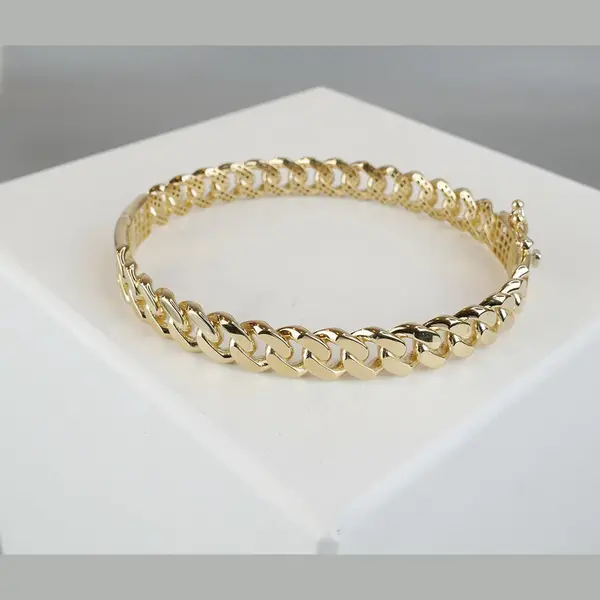 Christian Dames Schakelarmband - Goud thumbnail