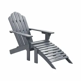 VidaXL 45700 Gartenstuhl Terrasse Gepolsterter Sitz Pinienwald Grau