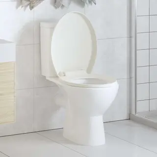 Vidaxl - Toilettensitz Mit Absenkautomatik Und Quick-release-design Weiß