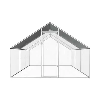 VidaXL Outdoor-Hühnerkäfig 2, 75x6x1, 92 M Verzinkter Stahl