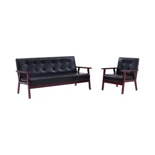 VidaXL 278397 Sofa 3 Sitze Schwarz