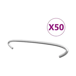 Gabionen-distanzhalter 50 Stk. Verzinkter Stahl 15 Cm Vidaxl