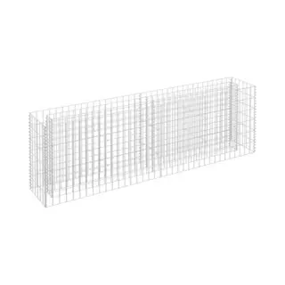 VidaXL Gabionen-Hochbeet Verzinkter Stahl 180×30×60 Cm