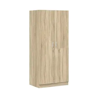 VidaXL Kleiderschrank Sonoma-Eiche 80x52x180 Cm Holzwerkstoff