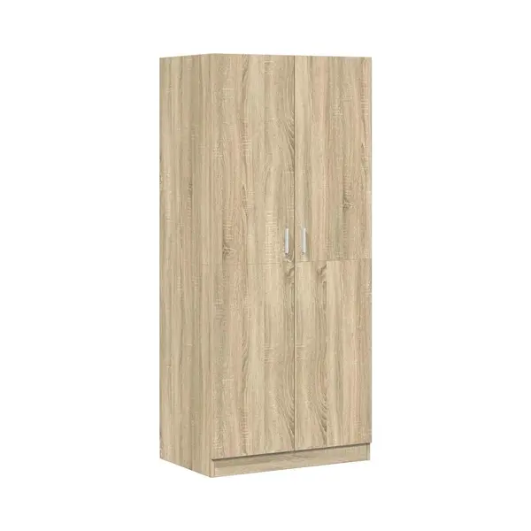 VidaXL Kleiderschrank Sonoma-Eiche 80x52x180 Cm Holzwerkstoff thumbnail