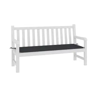 VidaXL Tuinbankkussen 150x50x4 Cm Oxford Stof Zwart