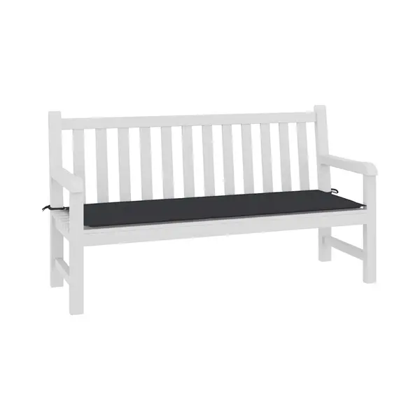 VidaXL Gartenbank-Auflage Schwarz 150x50x4 Cm Oxford-Gewebe thumbnail