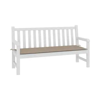 VidaXL Gartenbank-Auflage Taupe 150x50x4 Cm Oxford-Gewebe
