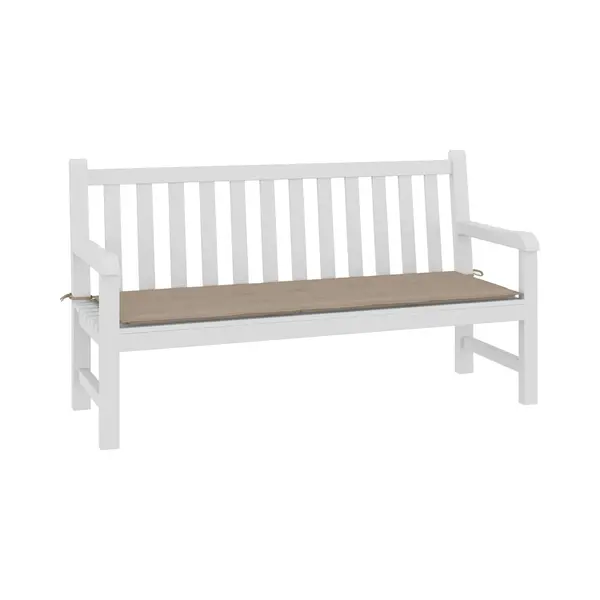 VidaXL Gartenbank-Auflage Taupe 150x50x4 Cm Oxford-Gewebe thumbnail