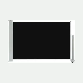 Patio Retractable Side Awning 60x300 Cm Black Vidaxl