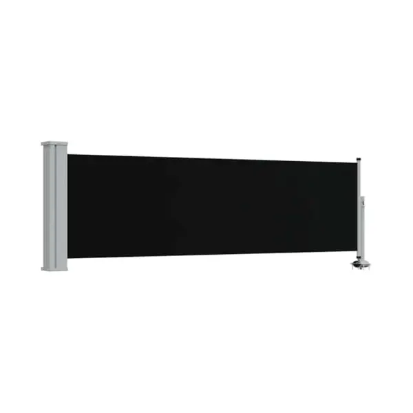 Vidaxl Ausziehbare Seitenmarkise 80×300 Cm Schwarz thumbnail