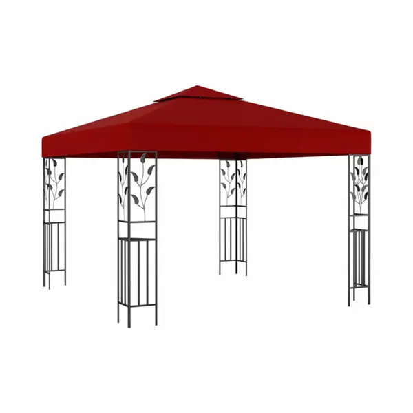 VidaXL Pavillon 3x3 M Weinrot thumbnail
