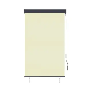 VidaXL Außenrollo 100 X 250 Cm Cremeweiß