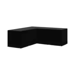 VidaXL Black Garden Furniture Cover - Durable Polyethylene Material, Tear-, Uv And Water- - Perfect For Rattan Sets, Benches, Tables, 250x90x90 Cm