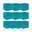 Babyblauw zonder deksels