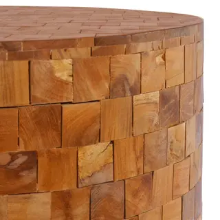 Couchtisch 60x60x35 Cm Teak Massivholz - Vidaxl
