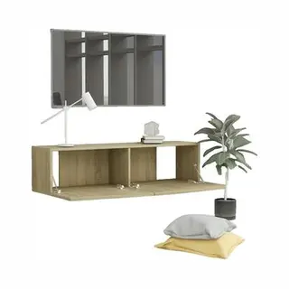 VidaXL Meuble Tv Chêne Sonoma 120x30x30 Cm Bois D’ingénierie