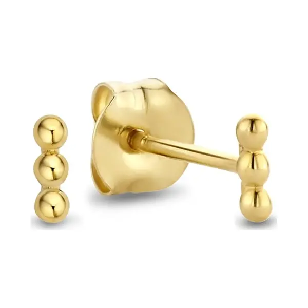 Isabel Bernard | 585er Gold Ohrknöpfe Damen | Rivoli | IB360193 thumbnail