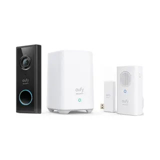 Eufy Security S220 Draadloze Video Deurbelset Inclusief Homebase 2 +eufy Deurbelgong - Bundelvoordeel