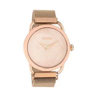 Oozoo Damen Armbanduhr Timepieces Analog Metall Rosegold UOC10697 Analoguhr