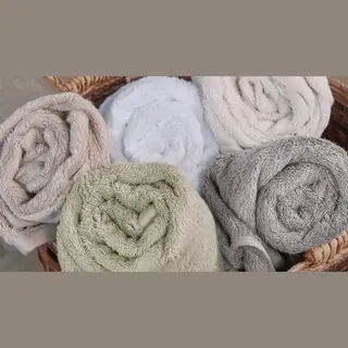 Beddinghouse Care Cotton Bamboo - Douchelaken - 70x140 Cm - Ecru