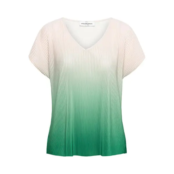 &Co Woman Jade Plisse N-Green Multi - S thumbnail