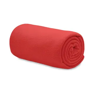 Fleece Deken - Plaid - Warmtedeken - Dekentje - Duurzaam Rpet - 150 X 120 Cm - Rood