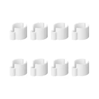 Mobilibrico Kabelclip Wei 22 32mm - Set Mit 8 Stuck