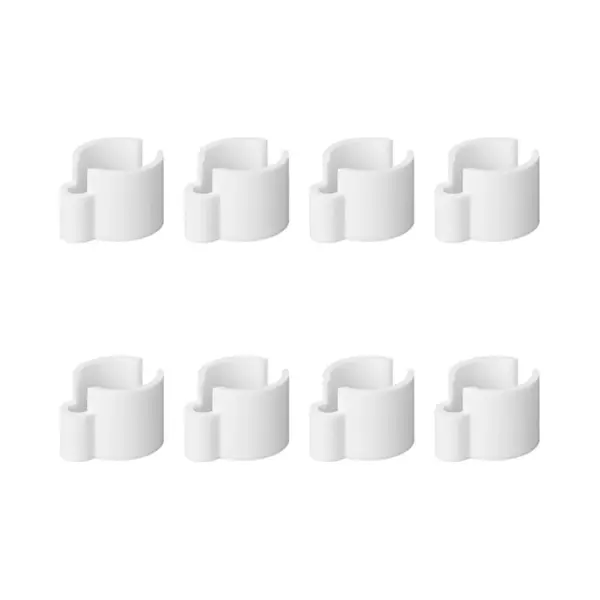 Mobilibrico Kabelclip Wei 22 32mm - Set Mit 8 Stuck thumbnail