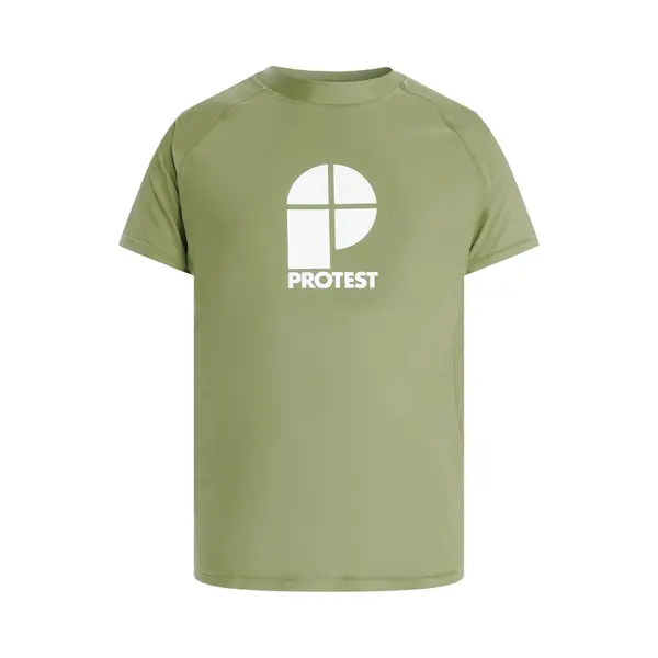 Protest PRTCater – Uv Shirt Heren – Korte Mouwen – Ronde Hals – Wit thumbnail