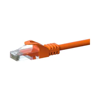 Danicom Cat 6 Netzwerkkabel U/Utp - 5 Meter - Orange - Cca, Poe, Ethernet, Lan, Patchkabel, Datenkabel, RJ45 - Für Serverschränke, Switches, Router,
