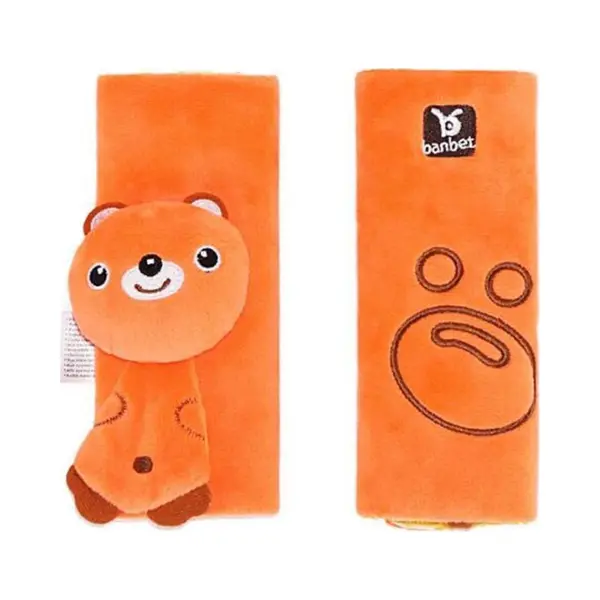 MerkIoos 1 Paar Leuke Autogordel Covers - Kussens - Onderweg - Nekkussen - Op Reis - Reizen - Vakantie - Auto - Kinderen - Baby - Zacht thumbnail