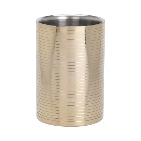 Home & Styling Wijnkoeler - Goudkleurig - Champagnekoeler - 12 Cm - Glanzend thumbnail